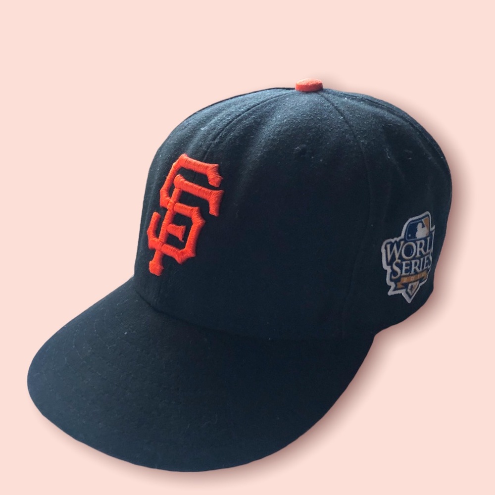 AUTHENTIC NEW ERA 59FIFTY MLB WORLD SERIES 2010 SF GIANTS BASEBALL CAP